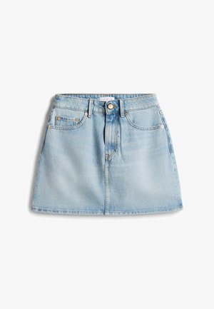 Tommy Hilfiger, MINI SKIRT VINTAGE - Farmerszoknya - light-blue denim
