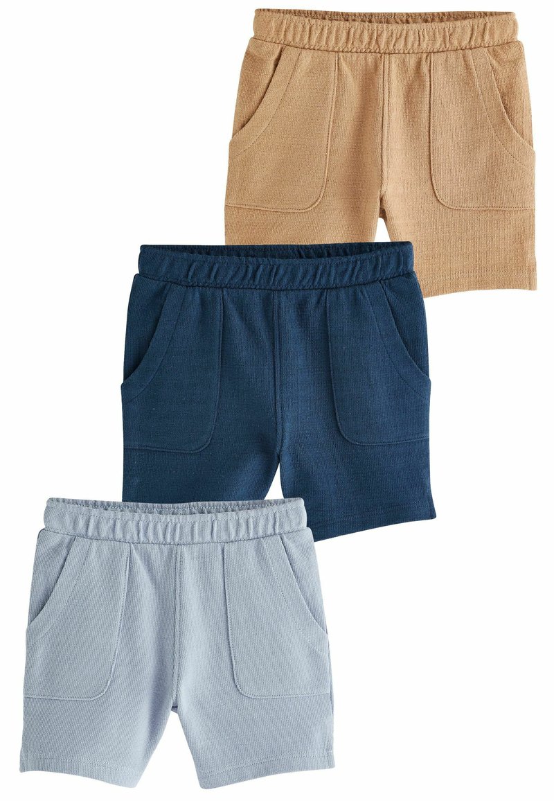 Next TEXTURED 3 PACK  - REGULAR FIT - Shorts - navy blue