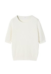 TATUUM BAZO - Lihtne T-särk - off white