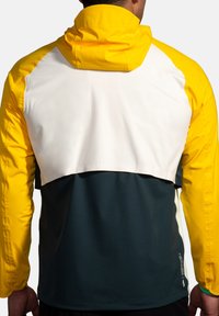 Brooks HIGH POINT - Veste imperméable - glacier green ecru lemon