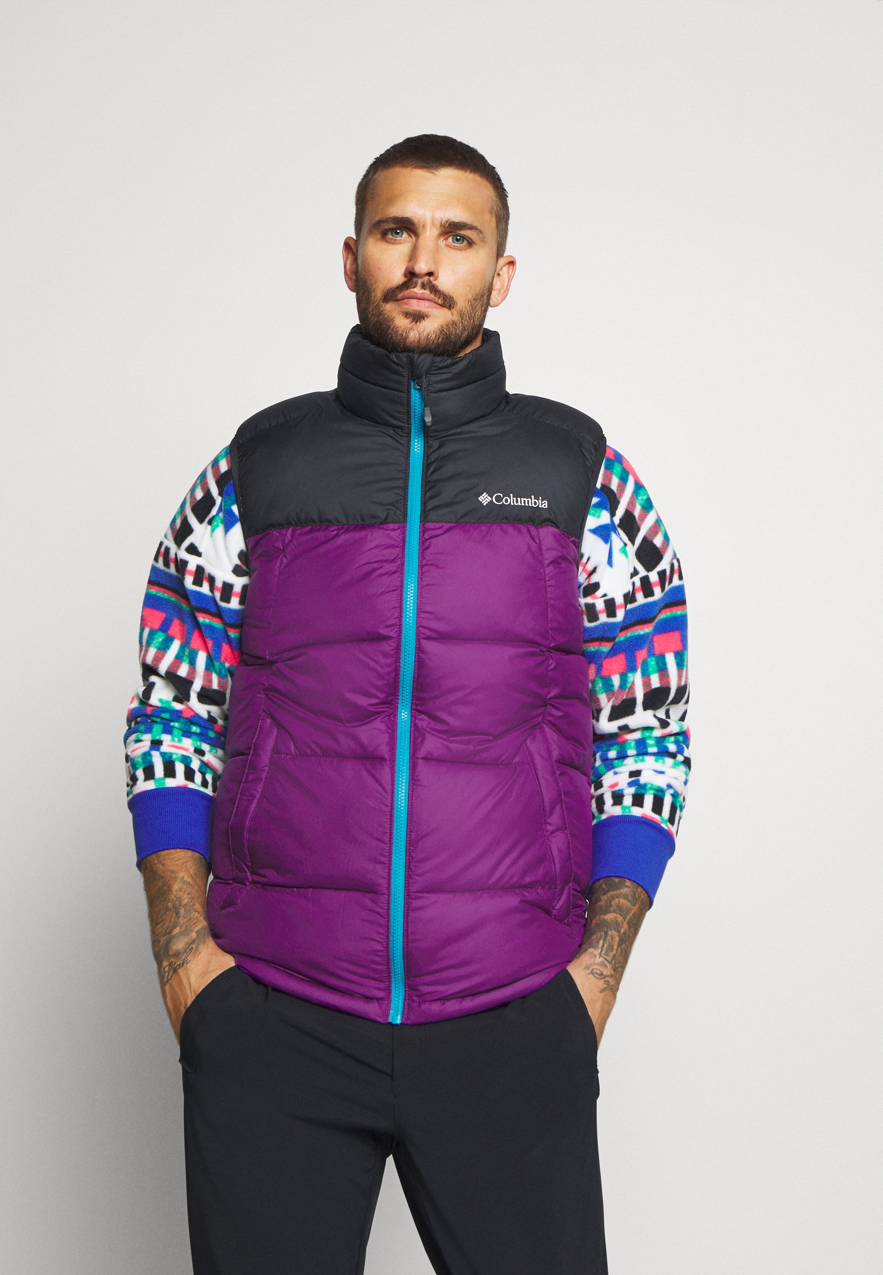 Columbia PIKE LAKE™ VEST Veste sans manches plumblack Veste Sans Manches Pike Lake™ Homme | Columbia Sportswear