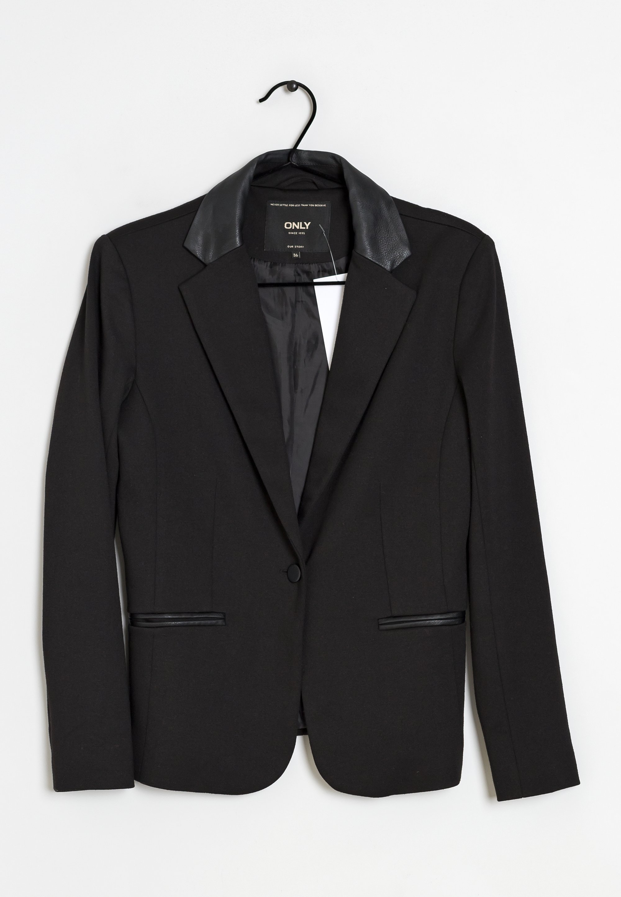 ONLY Blazer black (Pre-owned) Zalando