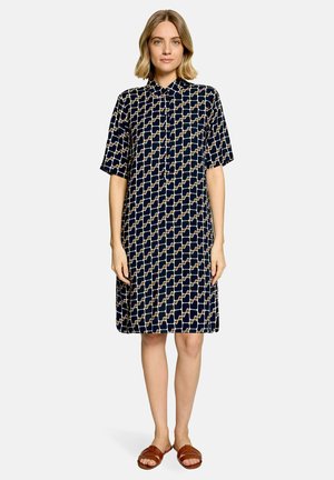 Betty Barclay, BETTY BARCLAY MIT AUFDRUCK HEMDBLUSENKLEID - Robe chemise - dark blue brown