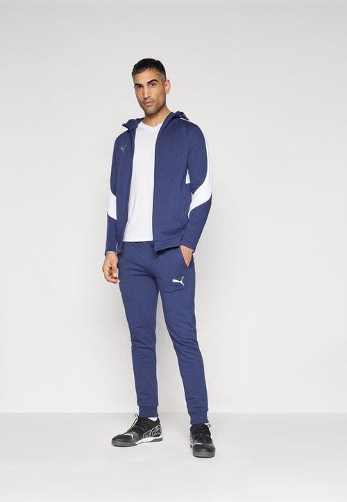 PUMA HOODED JACKET - Zip-up sweatshirt - navy/silver/white — photo 2
