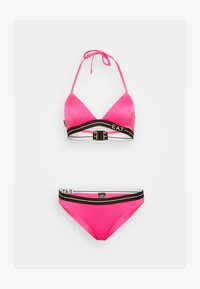 Não selecionado, neon pink