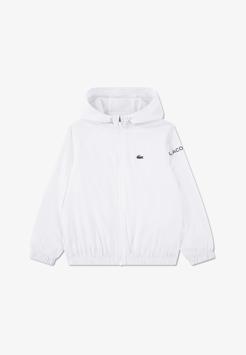 Lacoste DIAMOND TAFFETA WIND JACKE - Casaco de verão - blanc
