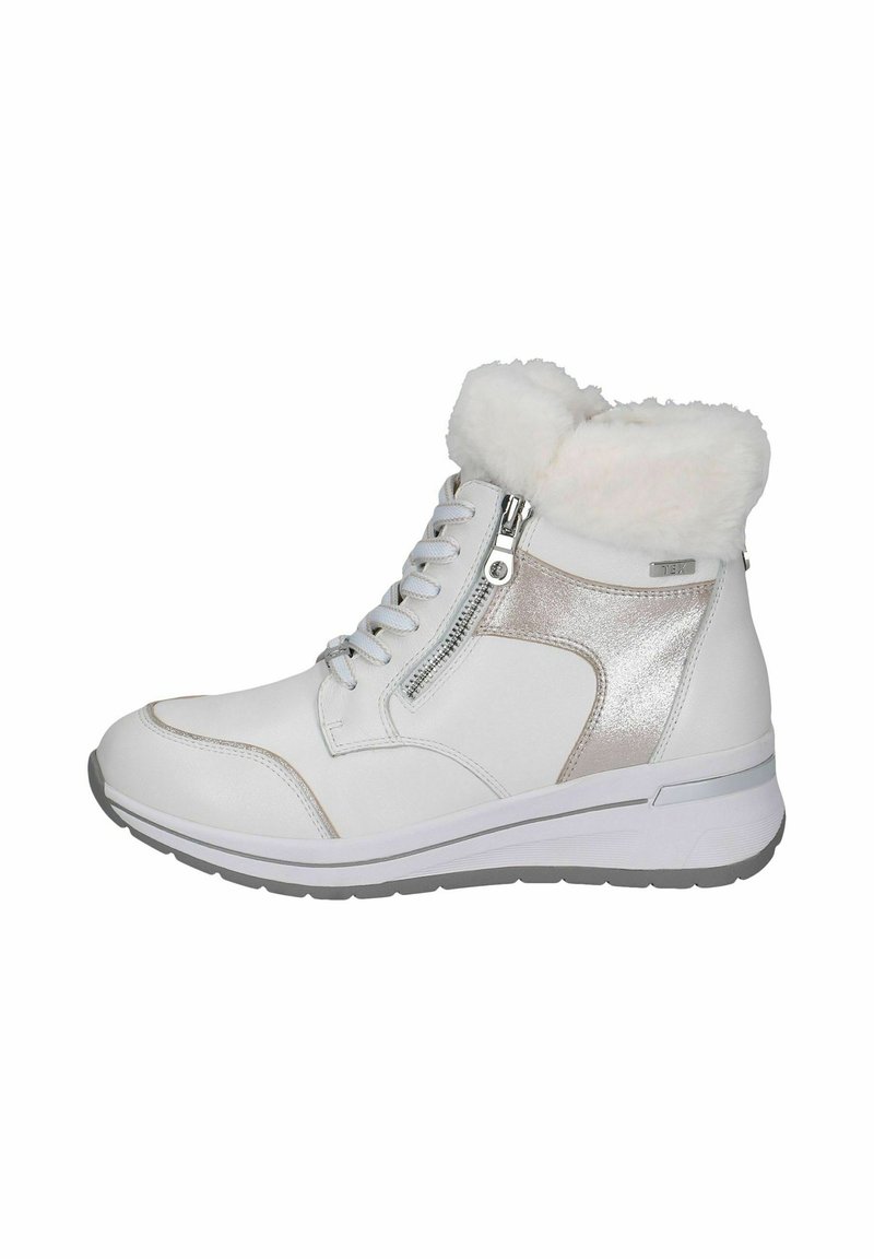 Caprice ELEGANTE WARM GEFÜTTERTMIT CAP AIRMOT FB - Bottes de neige - white comb i