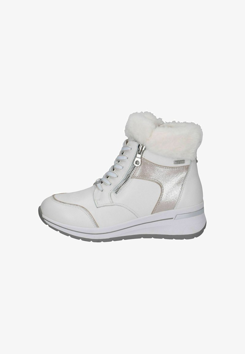 Caprice ELEGANTE WARM GEFÜTTERTMIT CAP AIRMOT FB - Téli csizmák - white comb i