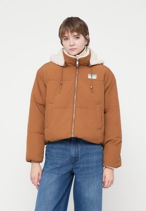 ONLMARIA LIFE JACKET - Ziemas jaka - cloud dancer/toasted coconut