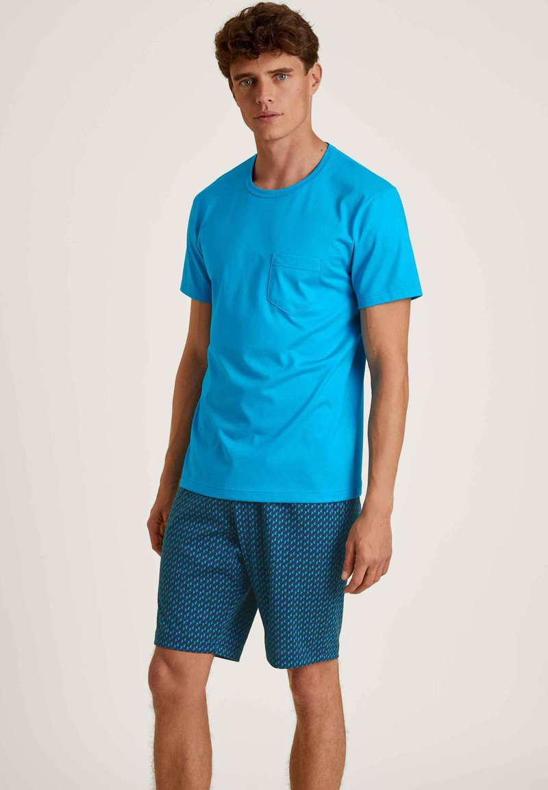 Calida KURZ SET - Pyjama set - danube blue