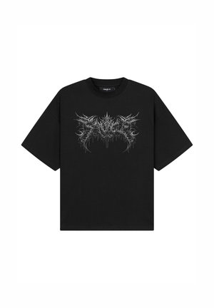 FAVELA, FAVELA GRUNGE TRIBAL TSHIRT - T-Shirt print - black