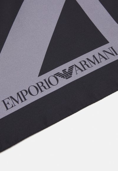 Emporio Armani FOULARD - Skjerf - black/grey