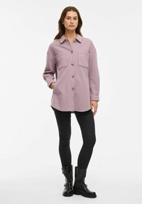 VILA VIKIMMI JACKET - Bluza z gumbi - toadstool
