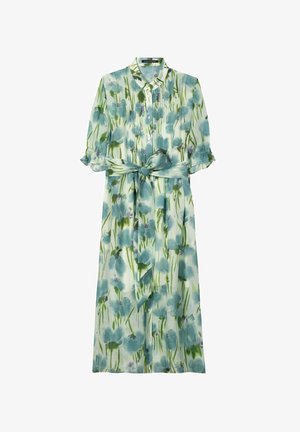 Luisa Cerano, MIT FLOWER-PRINT - Blusenkleid - green purple