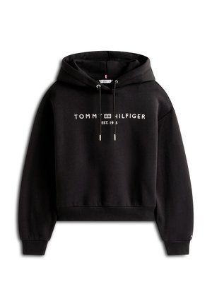 Tommy Hilfiger, CORP LOGO - Jersey con capucha - black