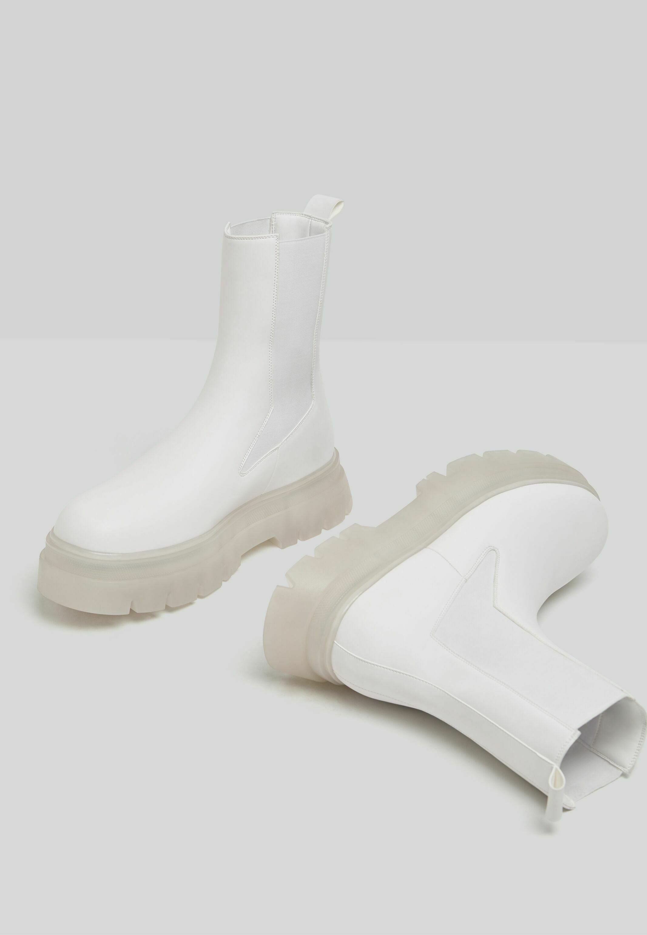 zalando white boots