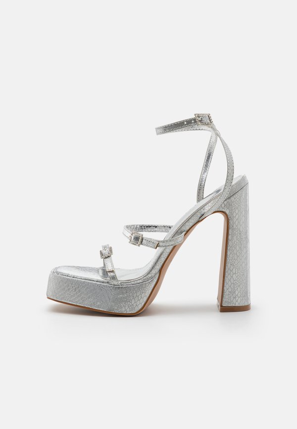 MAEY - High Heel Sandalette - silver