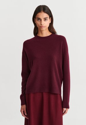 TATUUM, NORA - Pullover - burgundy melange