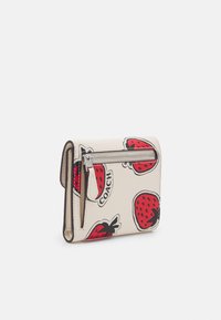 COACH STRAWBERRY PRINTED SMALL WALLET - Lompakko - chalk/multi