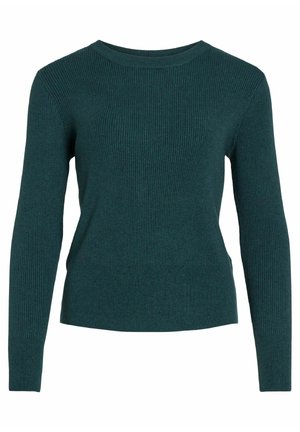 VILA VICOMFY O-NECK  - Stickad tröja - ponderosa pine