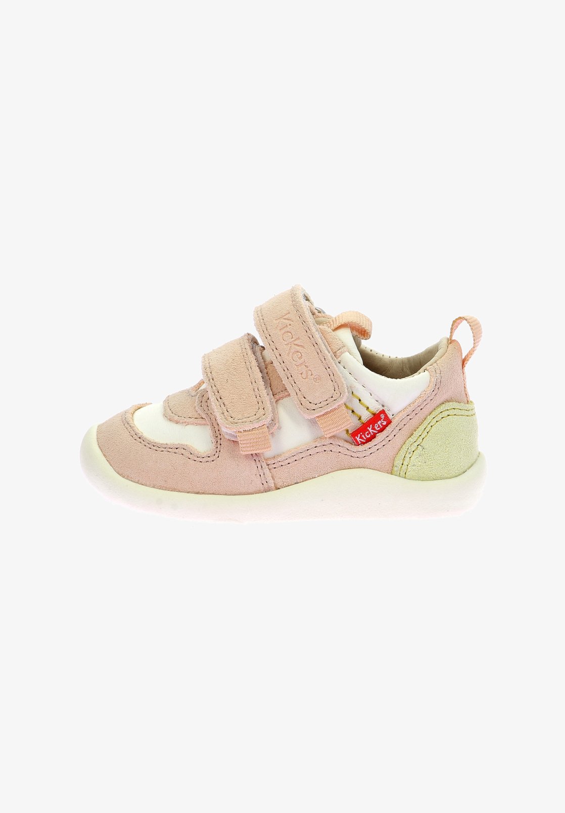 Kickers BASKETS BASSES KICK FRAPY Chaussures premiers pas rose
