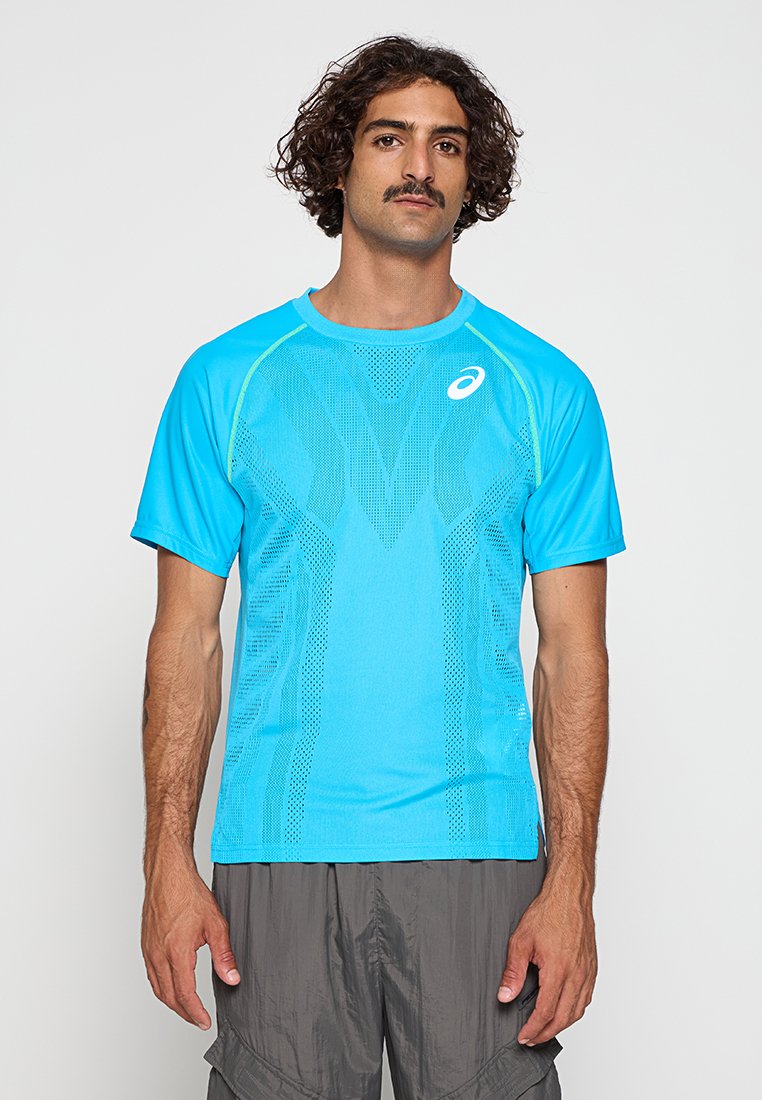 ASICS Sport T-shirt lichtblauw