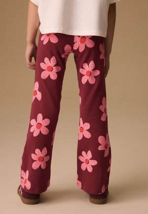 Next, REGULAR FIT - FLARE LEGGINGS  . - Bukser - berry pink flower