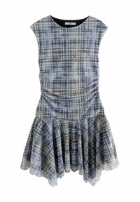 Next - REGULAR FIT - Dienas kleita - light blue check Miniatūras attēls 1