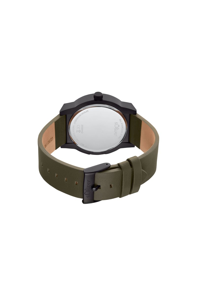 S.Oliver Orologio Uomo Al Quarzo Con Cinturino In Silicone Nero - Quadrante 44mm - 2