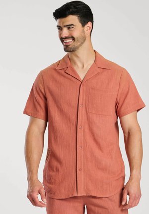 SHORT SLEEVE MARL - Camicia - rust