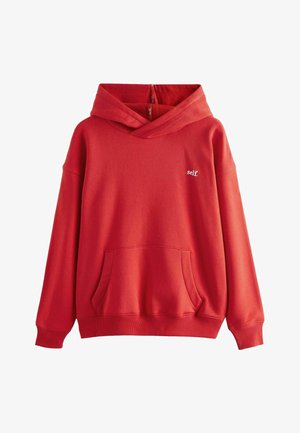 Self. Kapuzenpullover - red