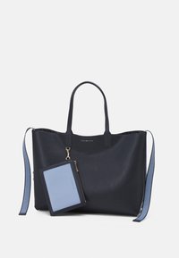 Tommy Hilfiger ICONIC TOTE MONOGRAM - Shopping Bag - desert sky monogram