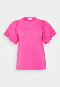 CARHELENA O NECK TEE - T-shirts print - fuchsia