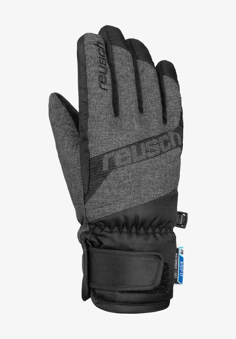 Reusch DARIO R-TEX® XT - Sormikkaat - black/black melange