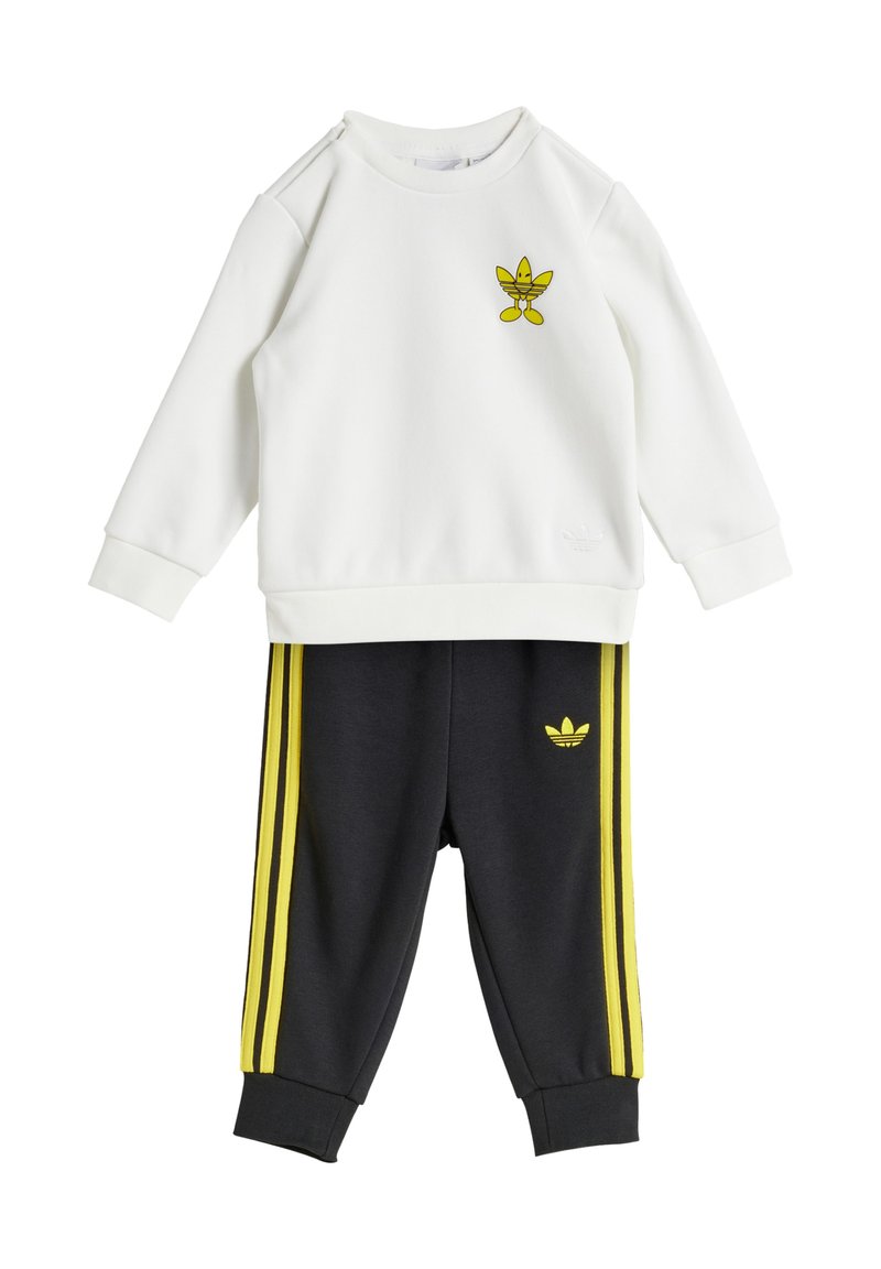 adidas Originals - SMILEY WORLD CREW - Pantaloni sportivi - white black, Ingrandire