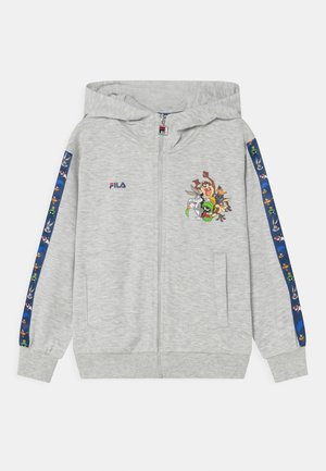 LOONEY TUNES LUDWIGSFELDE TAPED UNISEX - Zip-up sweatshirt - light grey melange