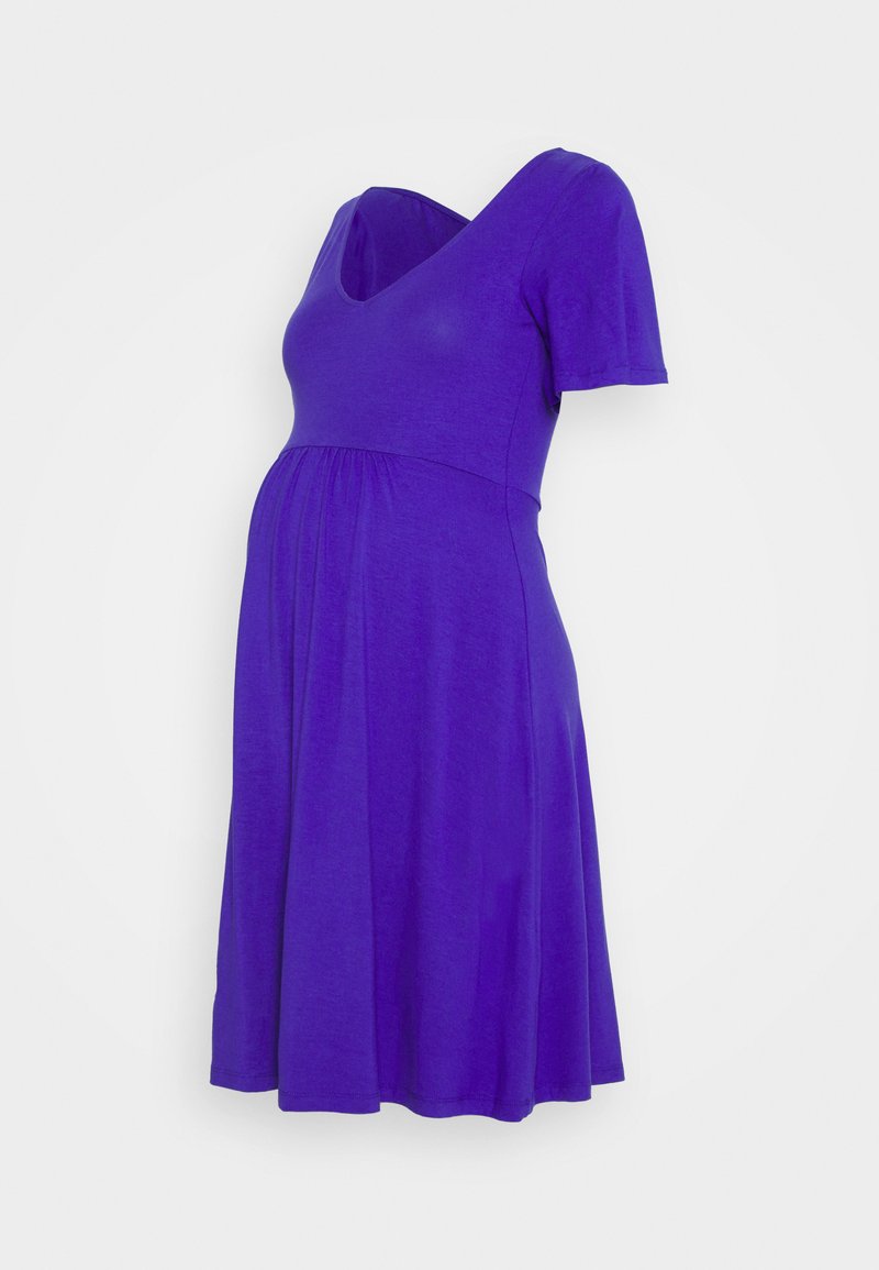 Anna Field MAMA Jerseyjurk blauw Anna Field MAMA Jerseyjurk blauw