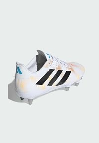 adidas Performance KAKARI RS RUGBY - Spikes - cloud white   core black   pure orange