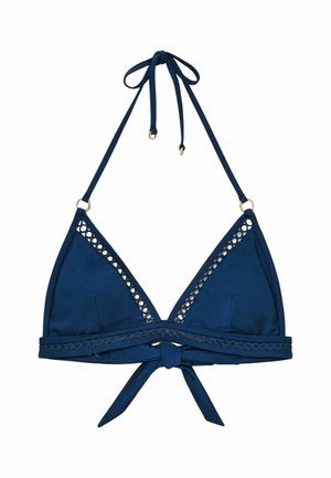 Reiss, REGULAR FIT - HENNEL SHIMMER TRIANGLE BIKINI TOP . - Bikinitop - blue