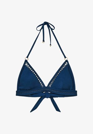 Reiss, REGULAR FIT - HENNEL SHIMMER TRIANGLE BIKINI TOP . - Bikinitop - blue