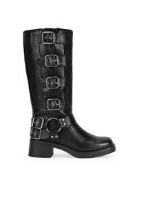 BIKER - Botas camperas - black