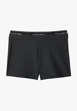 Calvin Klein Swimwear DOUBLE WAISTBAND - Badeshorts - black