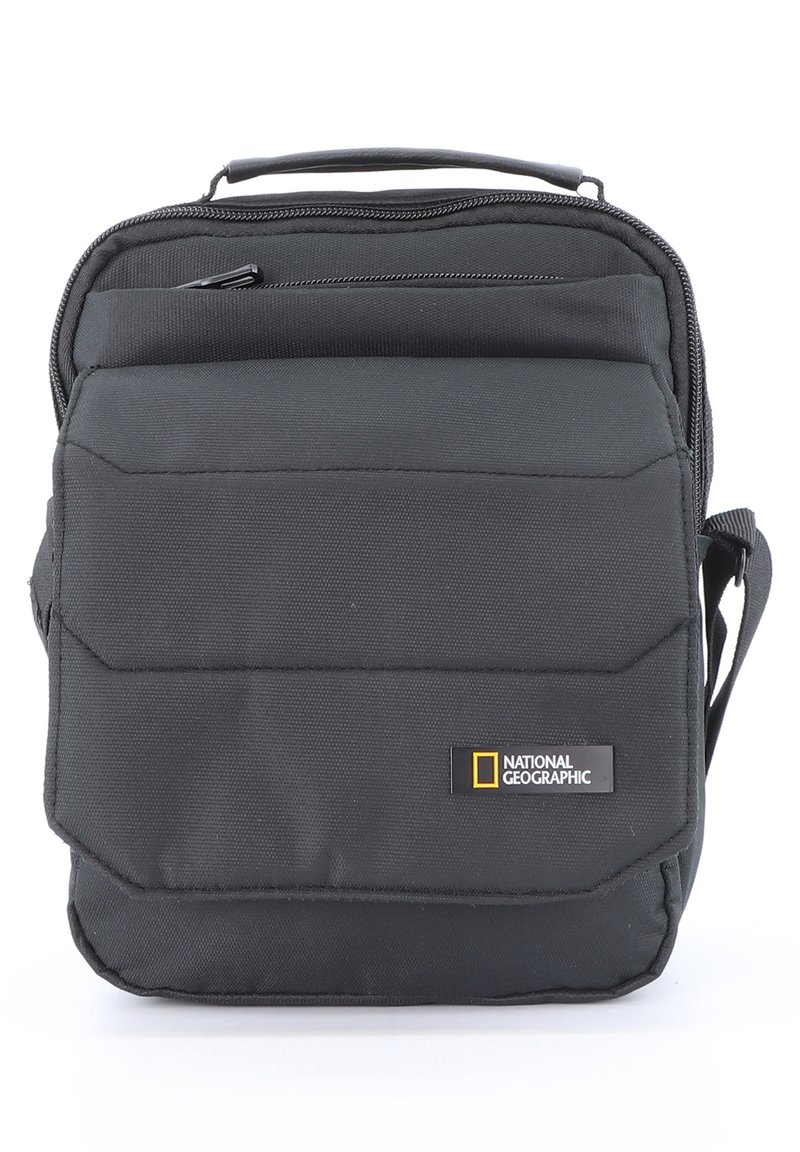 NATIONAL GEOGRAPHIC Borsa A Tracolla Uomo Media – Nylon Impermeabile, Con Tasche E Tracolla Regolabile
