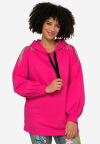 Angel of Style SCHULTER-VERZIERUNG BALLON-LANGARM - Jersey con capucha - pink
