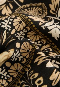 Next LONG SLEEVE TIE WAIST  - Rochie maxi - brown tile print
