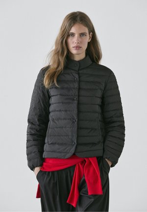 QUILTED DOWN - Donsjas - black