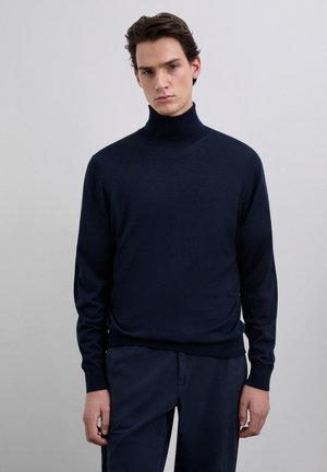CLASSIC ROLL NECK - Jersey de punto - navy