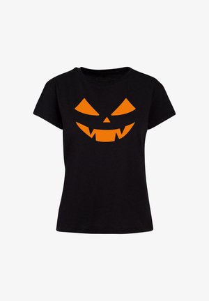 ABSOLUTE CULT, HALLOWEEN-PUMPKIN FACE - T-shirt imprimé - black