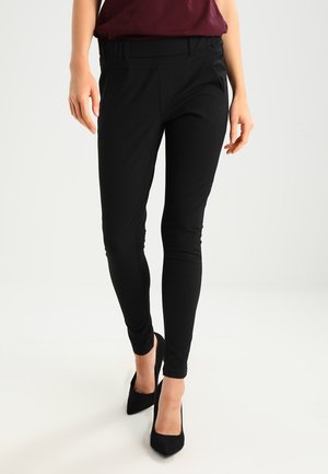 JILLIAN SOFIE - Trousers - black deep