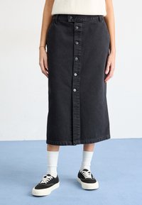 Carhartt WIP - COLBY SKIRT - Denim skirt - black Thumbnail Image 1